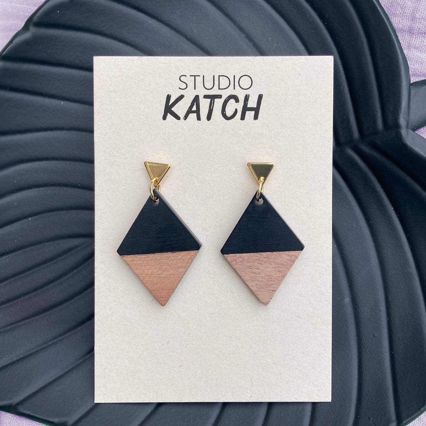Rhombus hout & hars
