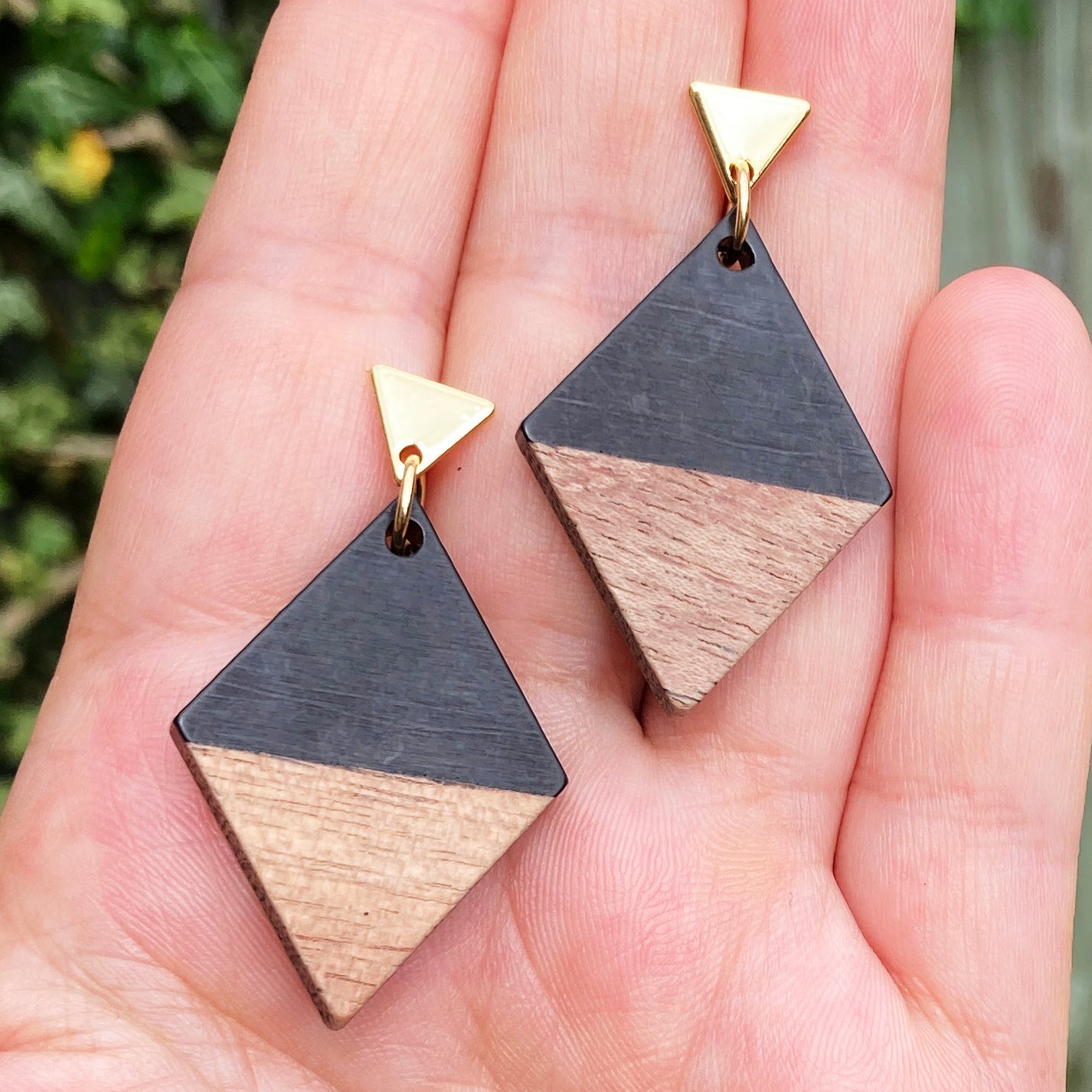 Rhombus hout & hars