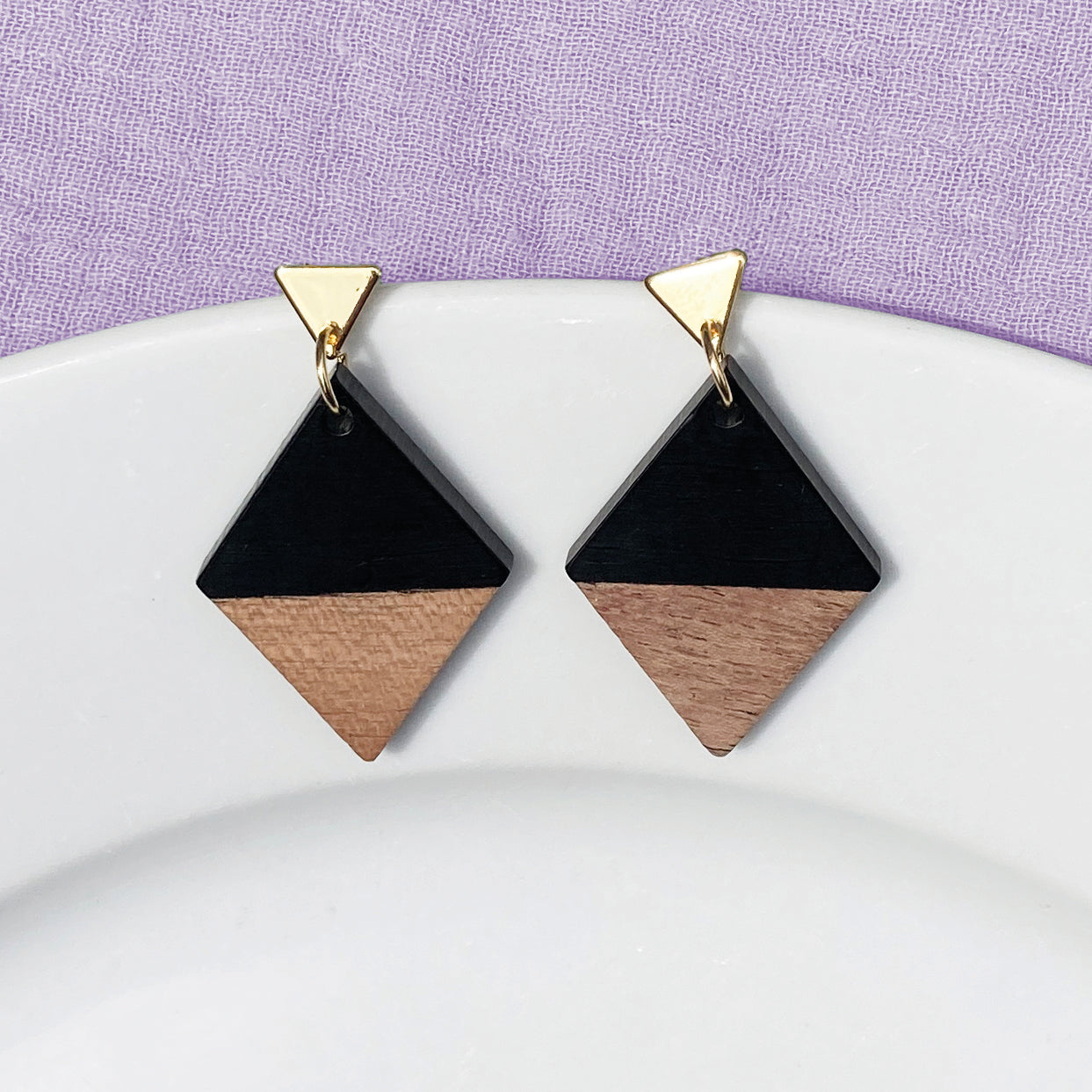 Rhombus hout & hars