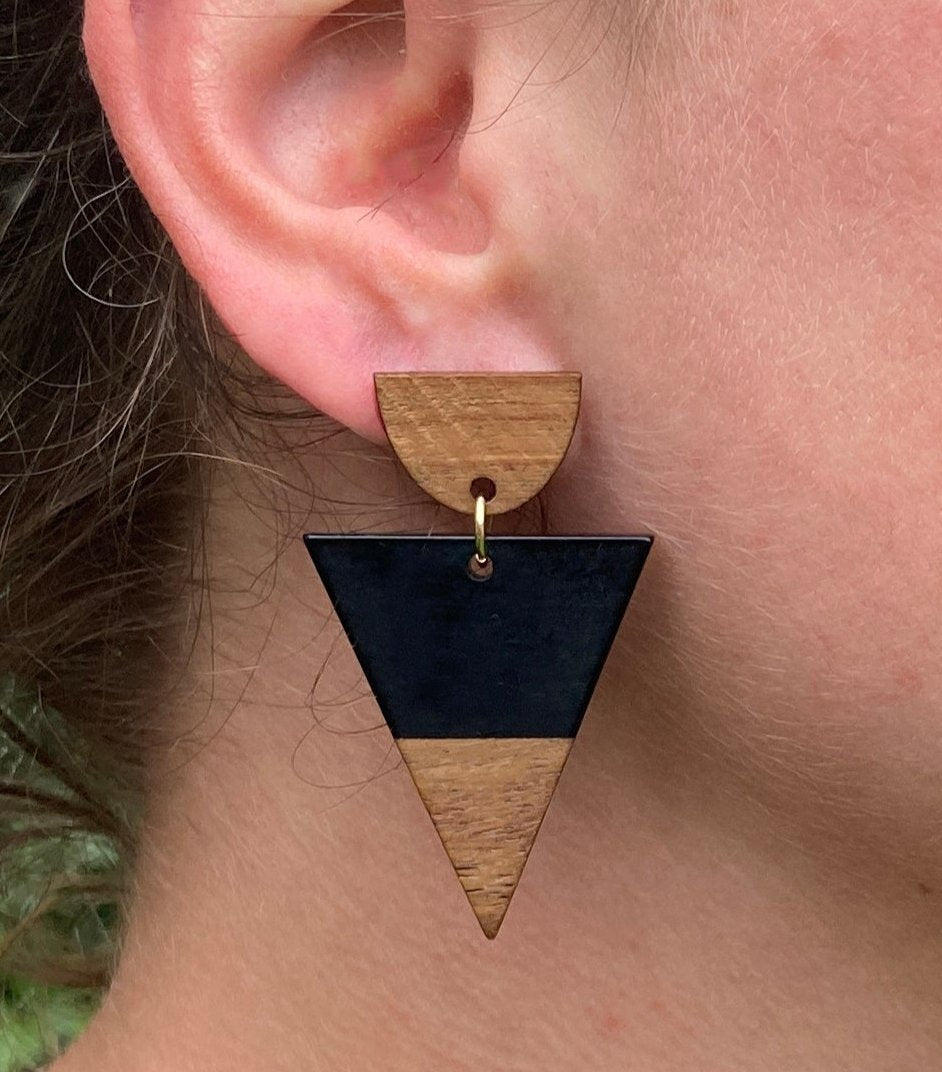 Triangle hout & hars